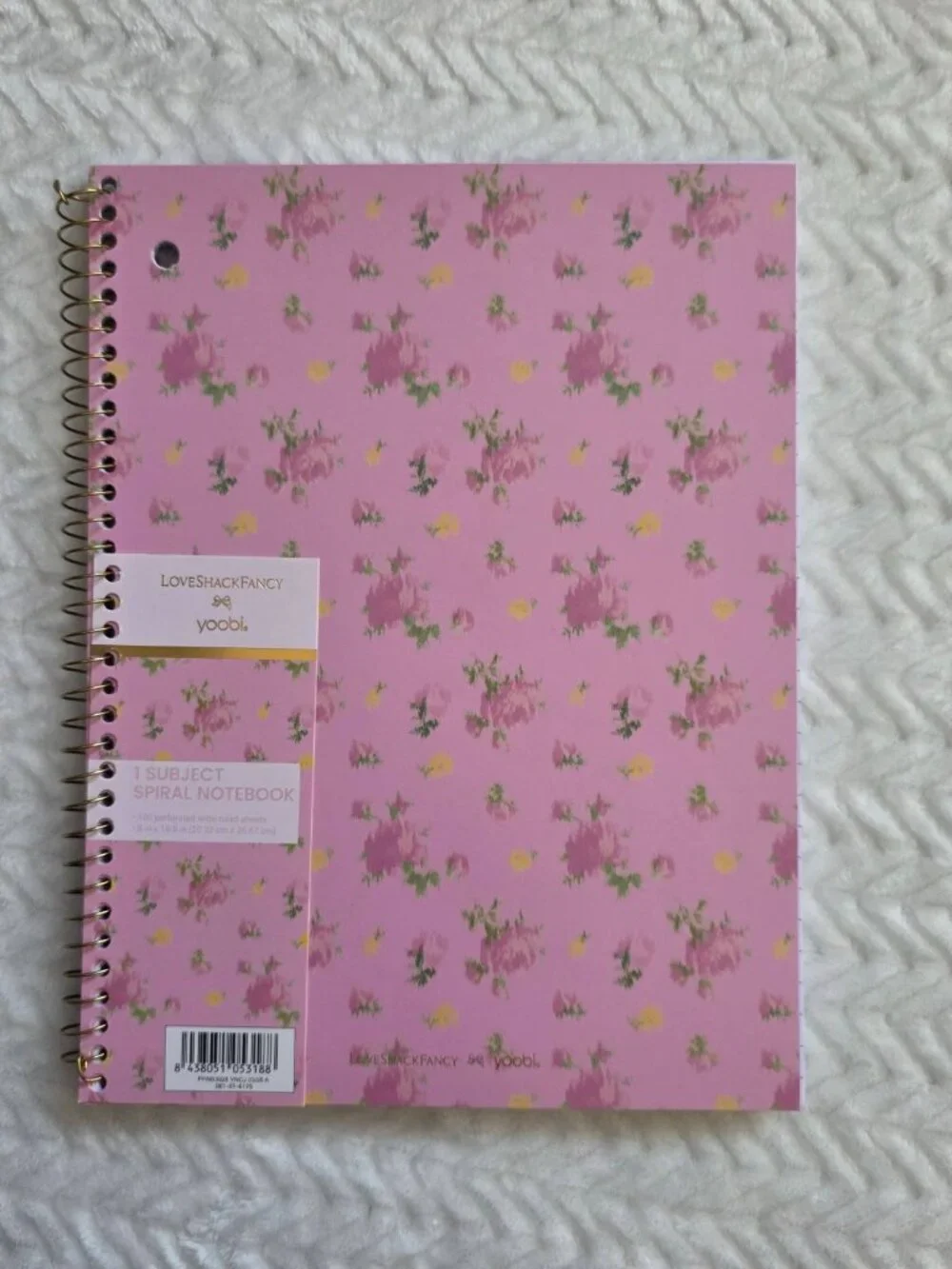 LoveShackFancy Target blue Everblooming binder notebooks magnets case bundle 6